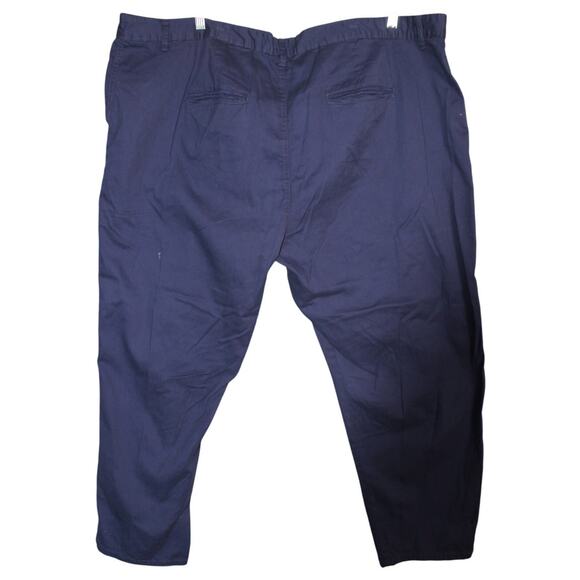 Woman Within NWT, Blue Button/Zip Pants Size 30W - Picture 2 of 5